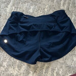 Lululemon Speed Up Women's Navy Blue Athletic Shorts 2.5 inch